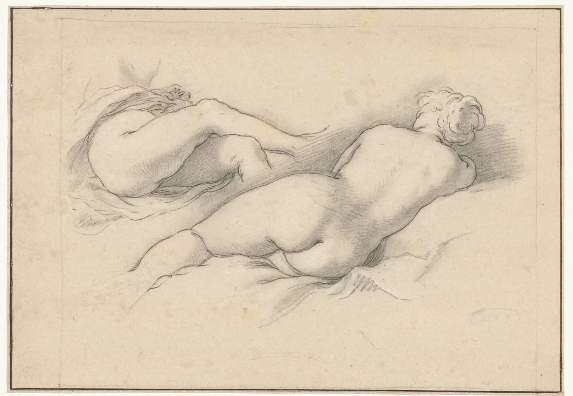Studi di un nudo femminile sdraiato - Rijks Museum, Amsterdam